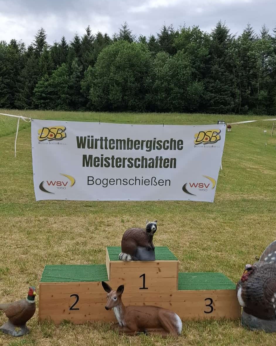 Siegerehrung beim 3D-Bogenturnier